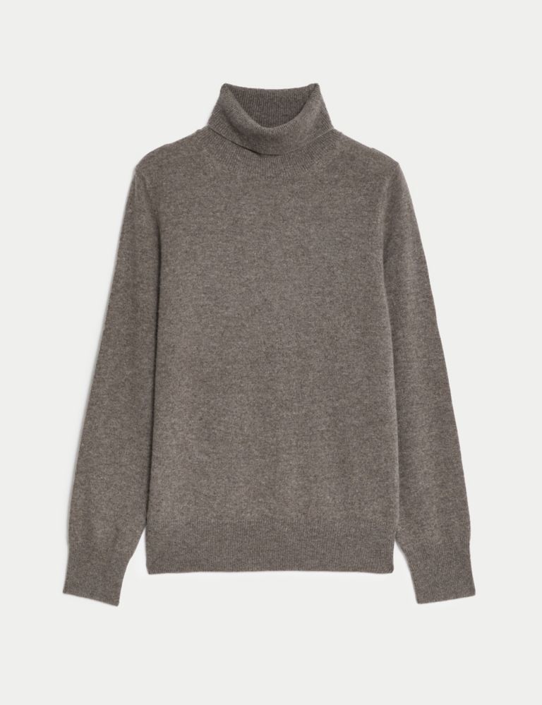 Pure Cashmere Roll Neck Jumper 2 of 6