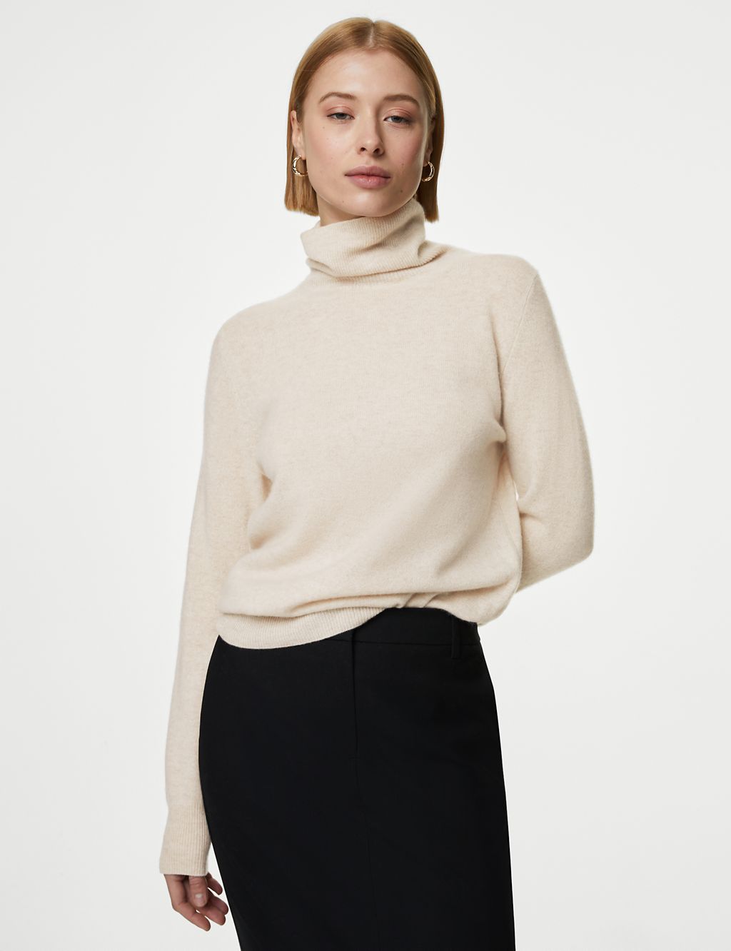 Pure Cashmere Roll Neck Jumper 6 of 7