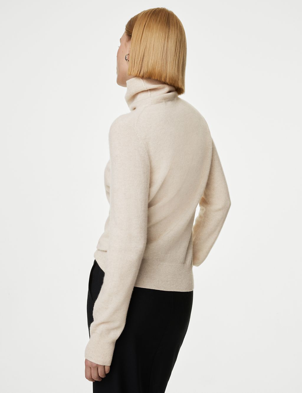 Pure Cashmere Roll Neck Jumper 7 of 7