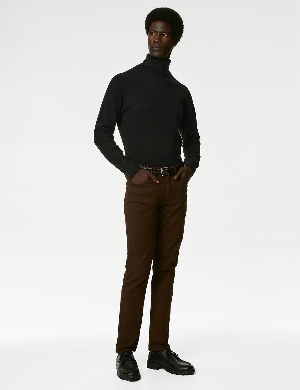 Pure Cashmere Roll Neck Jumper 2 of 5