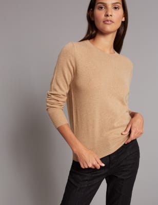 Pure Cashmere Round Neck Jumper, Autograph