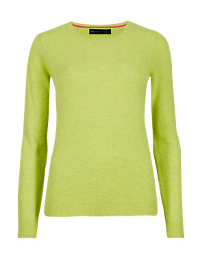 Pure Cashmere Round Neck Jumper Image 2 of 3