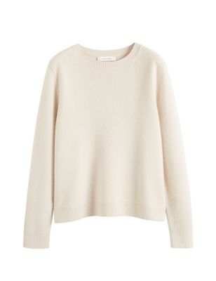 Pure Cashmere Round Neck Jumper Image 2 of 4