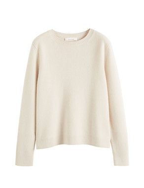 Pure Cashmere Round Neck Jumper Image 2 of 4
