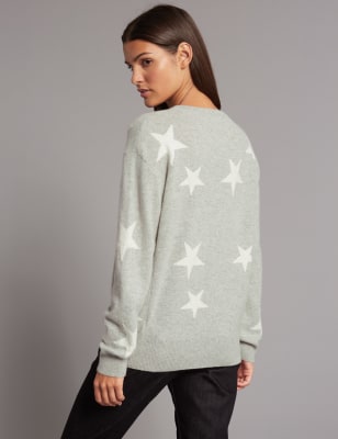 marks and spencer cashmere star jumper