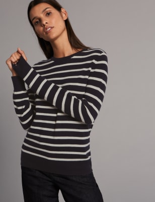 Striped cashmere outlet jumper