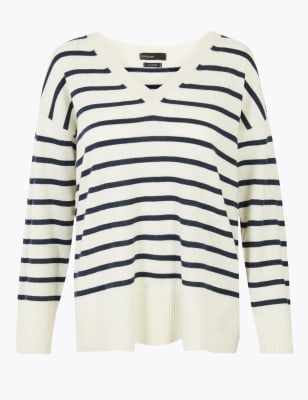 Striped 2025 cashmere jumper