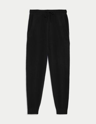Pure Cashmere Tapered Ankle Grazer Joggers | Autograph | M&S