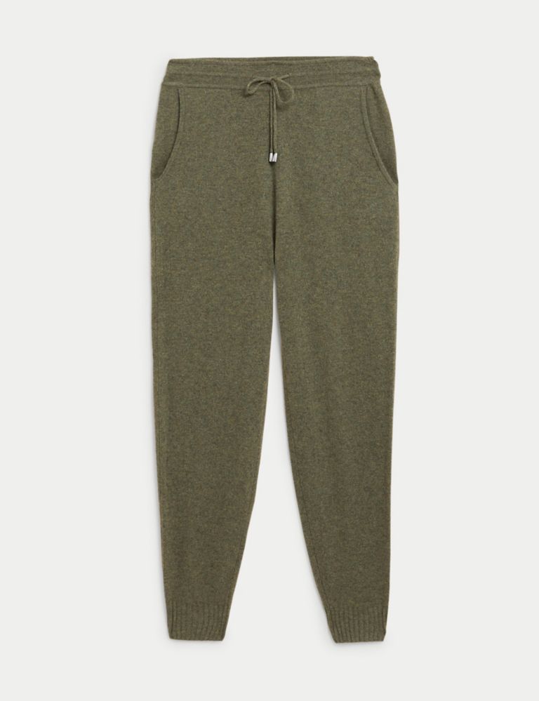 Pure Cashmere Tapered Ankle Grazer Joggers 1 of 2
