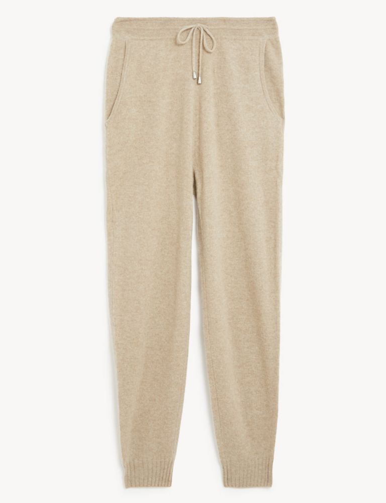 Pure Cashmere Tapered Ankle Grazer Joggers 2 of 6