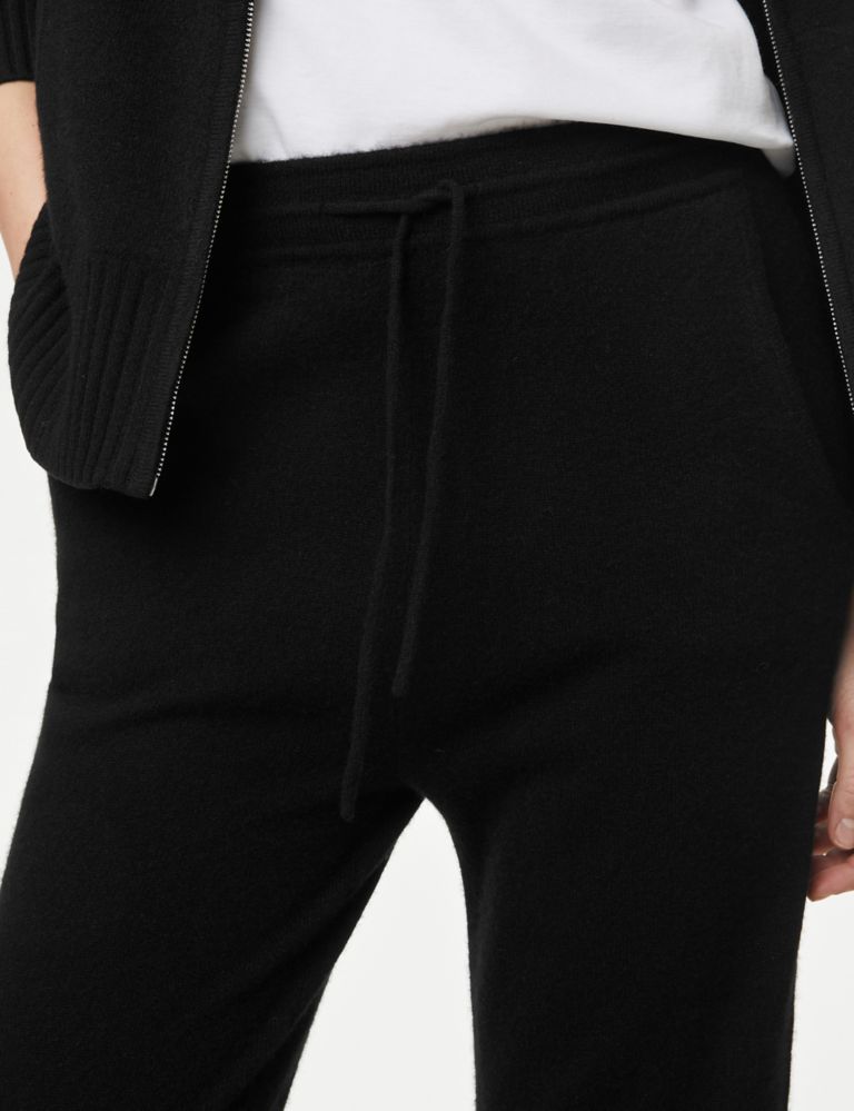 Pure Cashmere Tapered Ankle Grazer Joggers 3 of 8