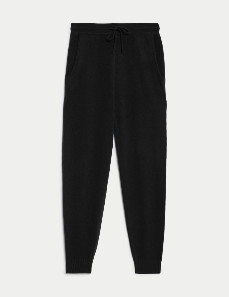 Pure Cashmere Tapered Ankle Grazer Joggers 2 of 6