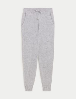 Pure Cashmere Textured Joggers Image 1 of 1