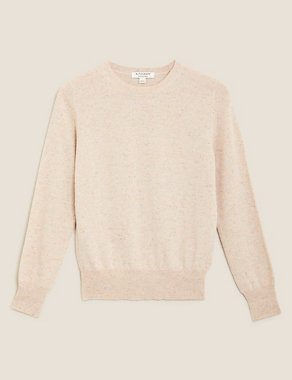 Pure Cashmere Textured Jumper Image 2 of 6