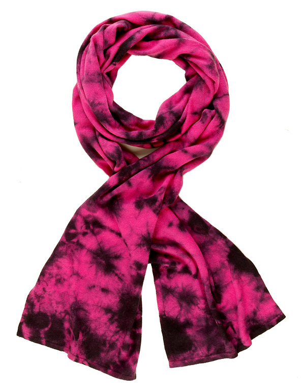 Pure Cashmere Tie Dye Scarf Image 1 of 1