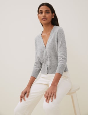 Cashmere V Neck Cardigan