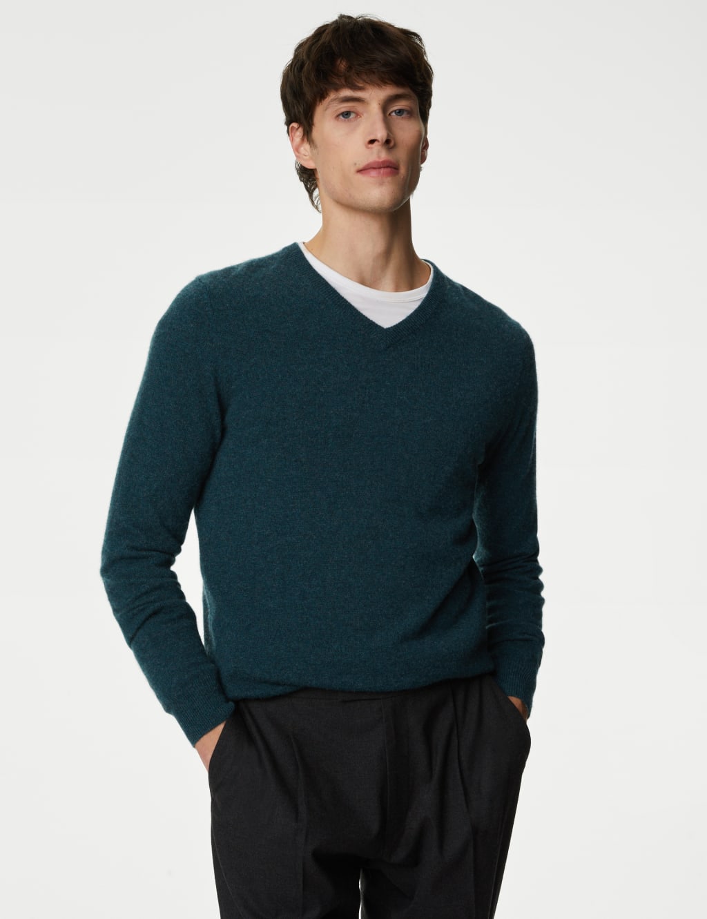 Pure Cashmere V-Neck Jumper 4 of 5