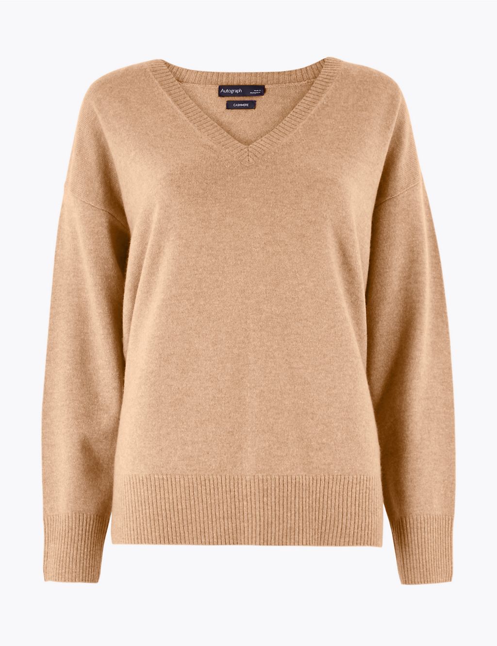 Pure Cashmere V-Neck Relaxed Jumper 2 of 5