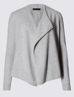 cashmere waterfall cardigan uk