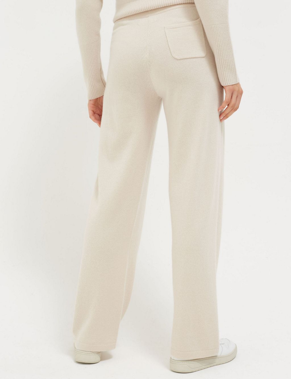 Pure Cashmere Wide Leg Joggers 2 of 3