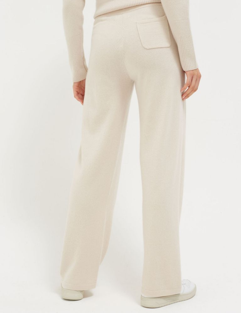 Pure Cashmere Wide Leg Joggers 3 of 3