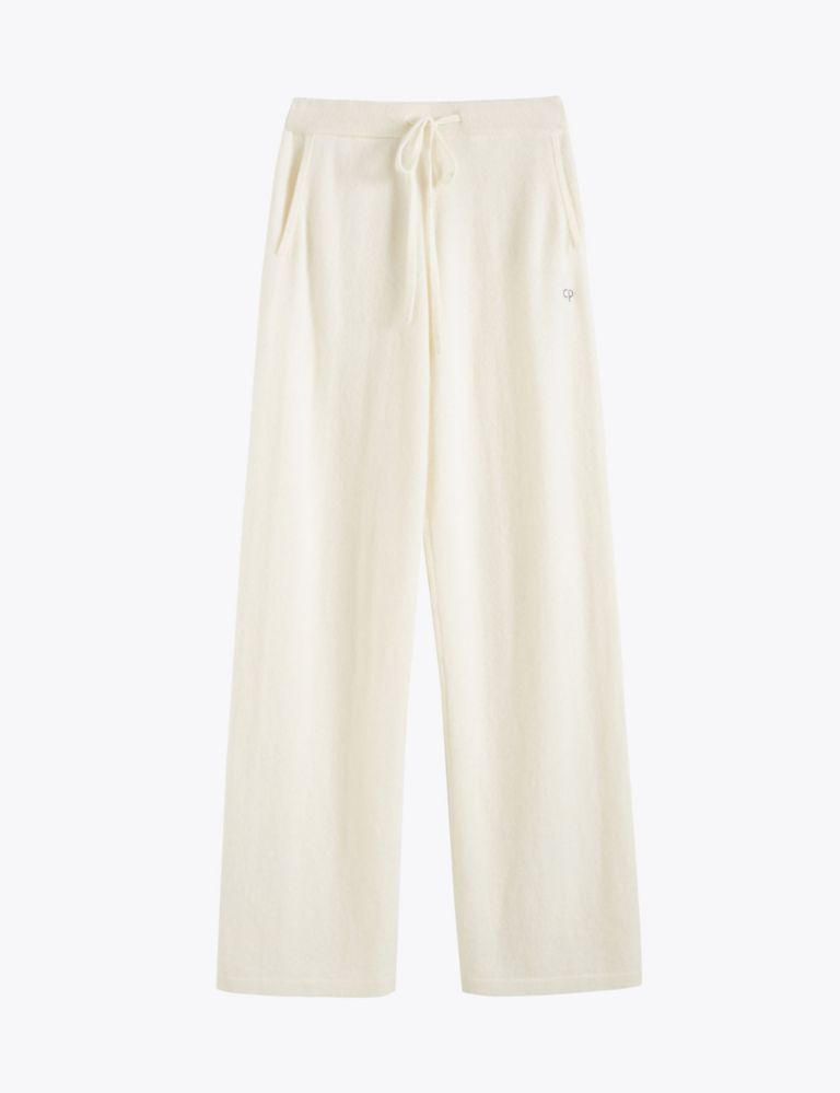 Pure Cashmere Wide Leg Joggers 2 of 3