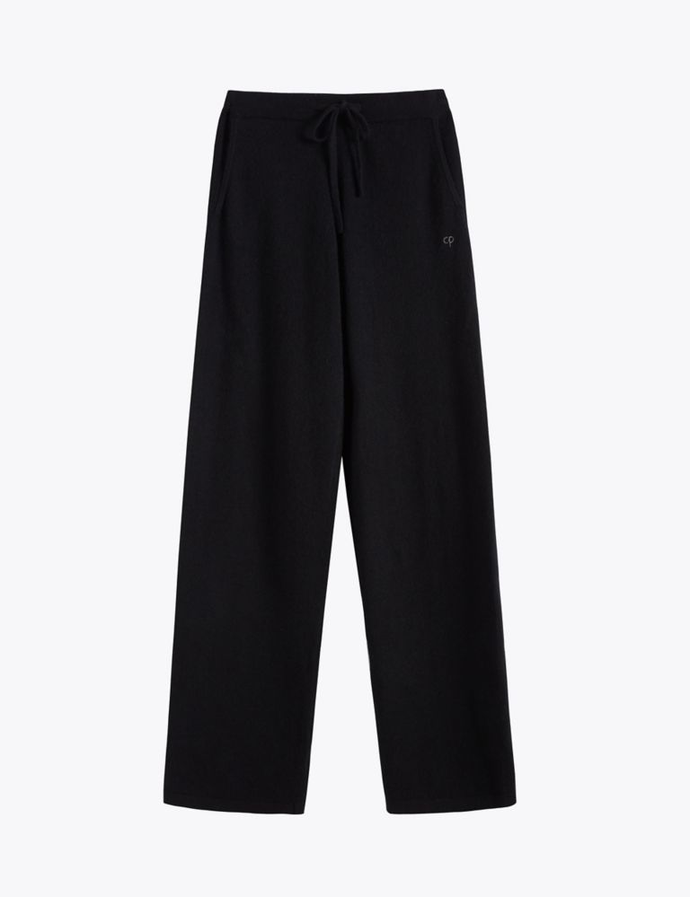 Pure Cashmere Wide Leg Joggers 2 of 5