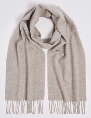 Pure Cashmere Woven Scarf | Autograph | M&S