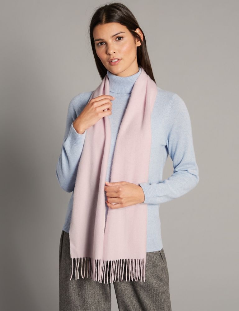 Pure Cashmere Woven Scarf 1 of 3