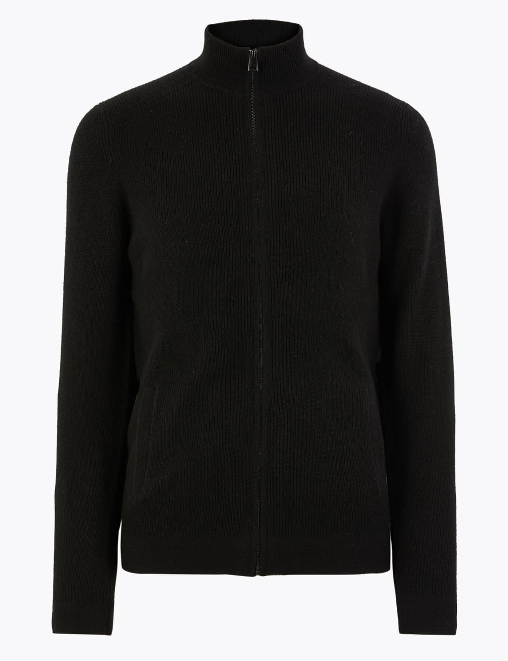 Pure Cashmere Zip Up Cardigan M&S Collection M&S
