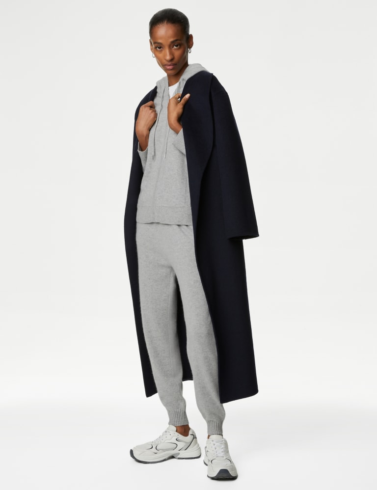 Pure Cashmere Zip Up Hoodie