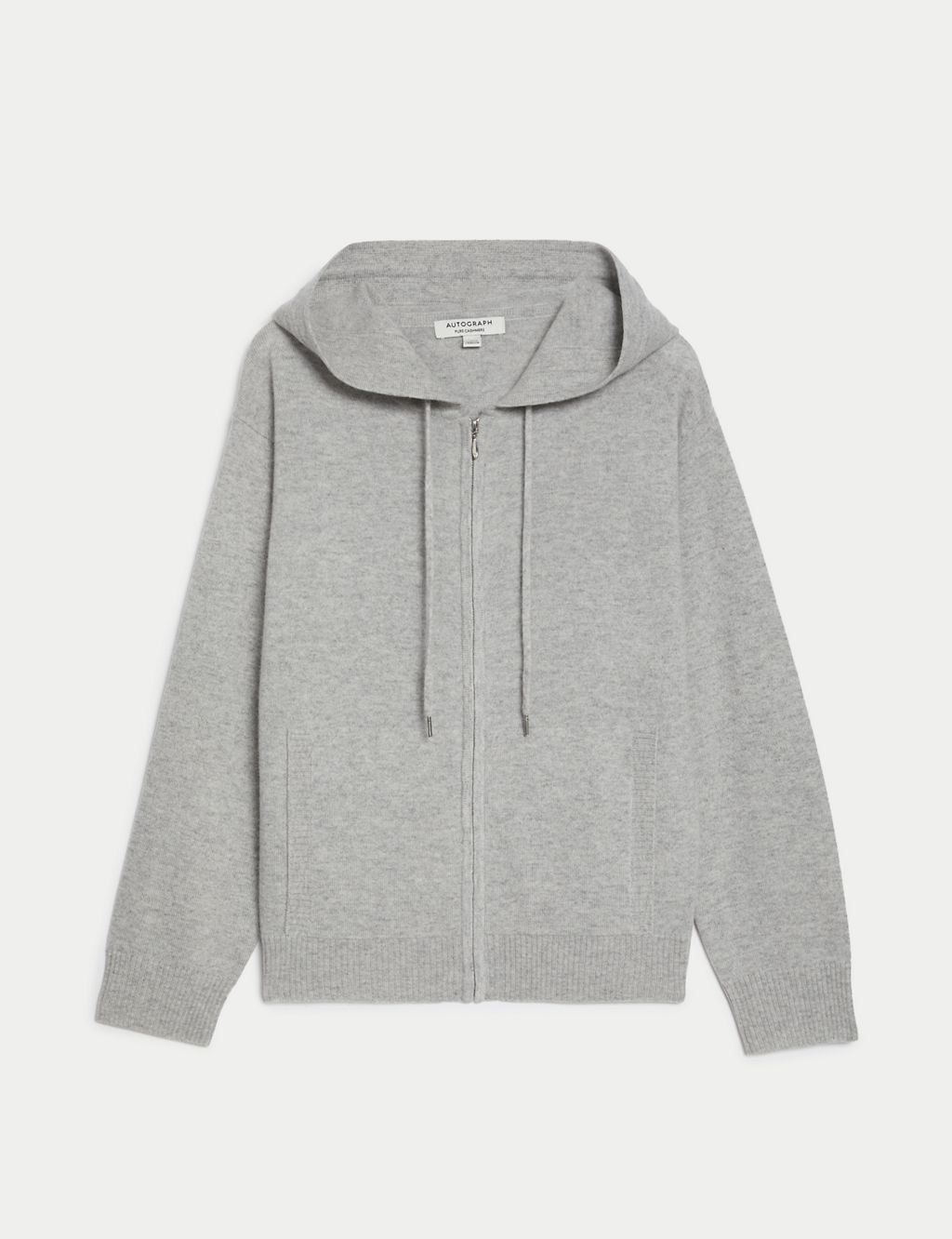 Pure Cashmere Zip Up Hoodie 1 of 6