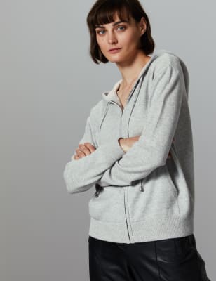 M&s best sale cashmere hoodie