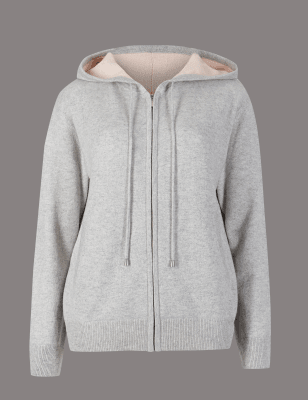 M&s best sale cashmere hoodie