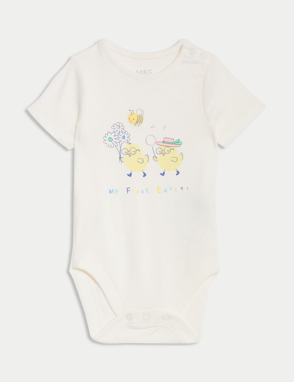 Pure Cotton 'My First Easter' Bodysuit (0 – 12 Mths) 1 of 5