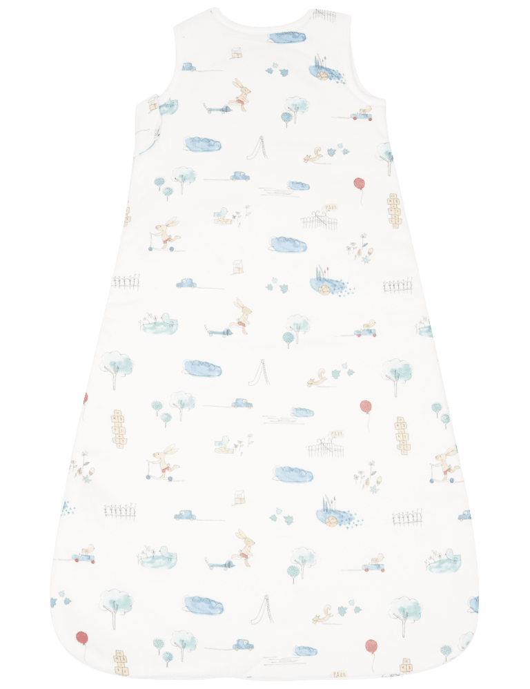 Pure Cotton 2.1 Tog Rabbit All Over Print Sleeping Bag 5 of 5