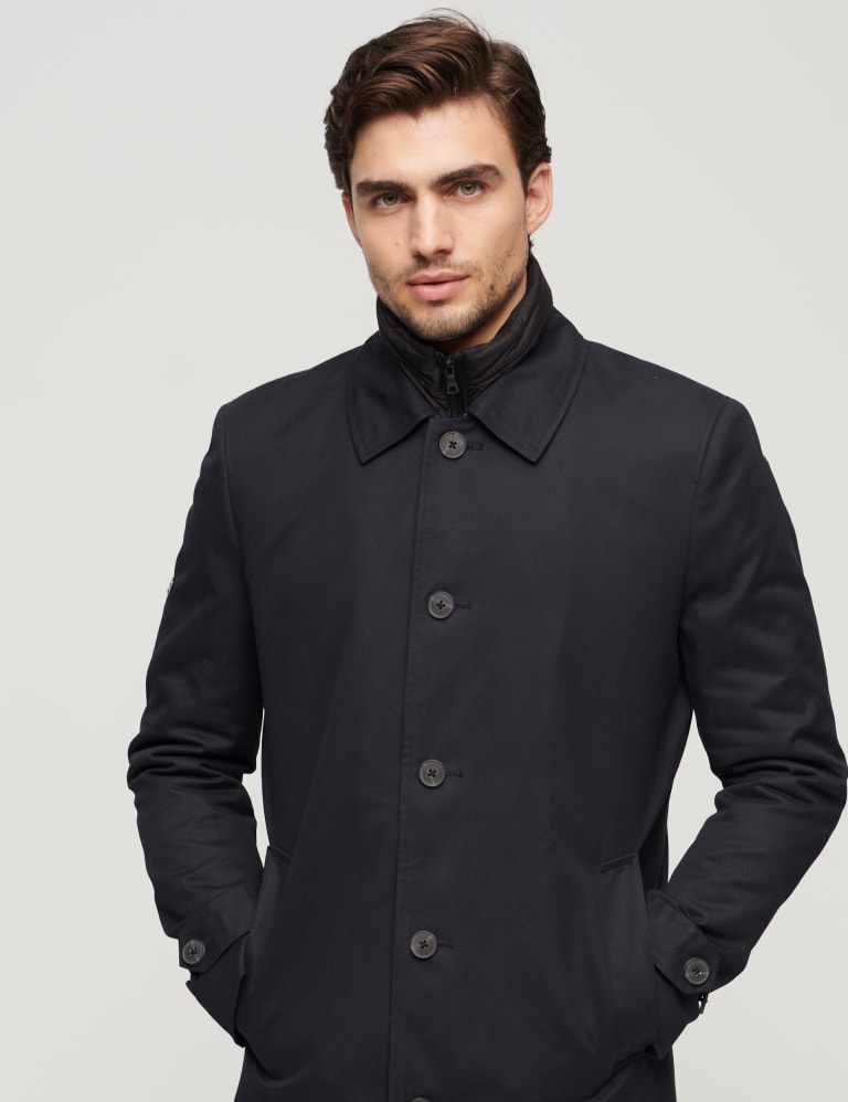 Mens slim new arrivals fit car coat