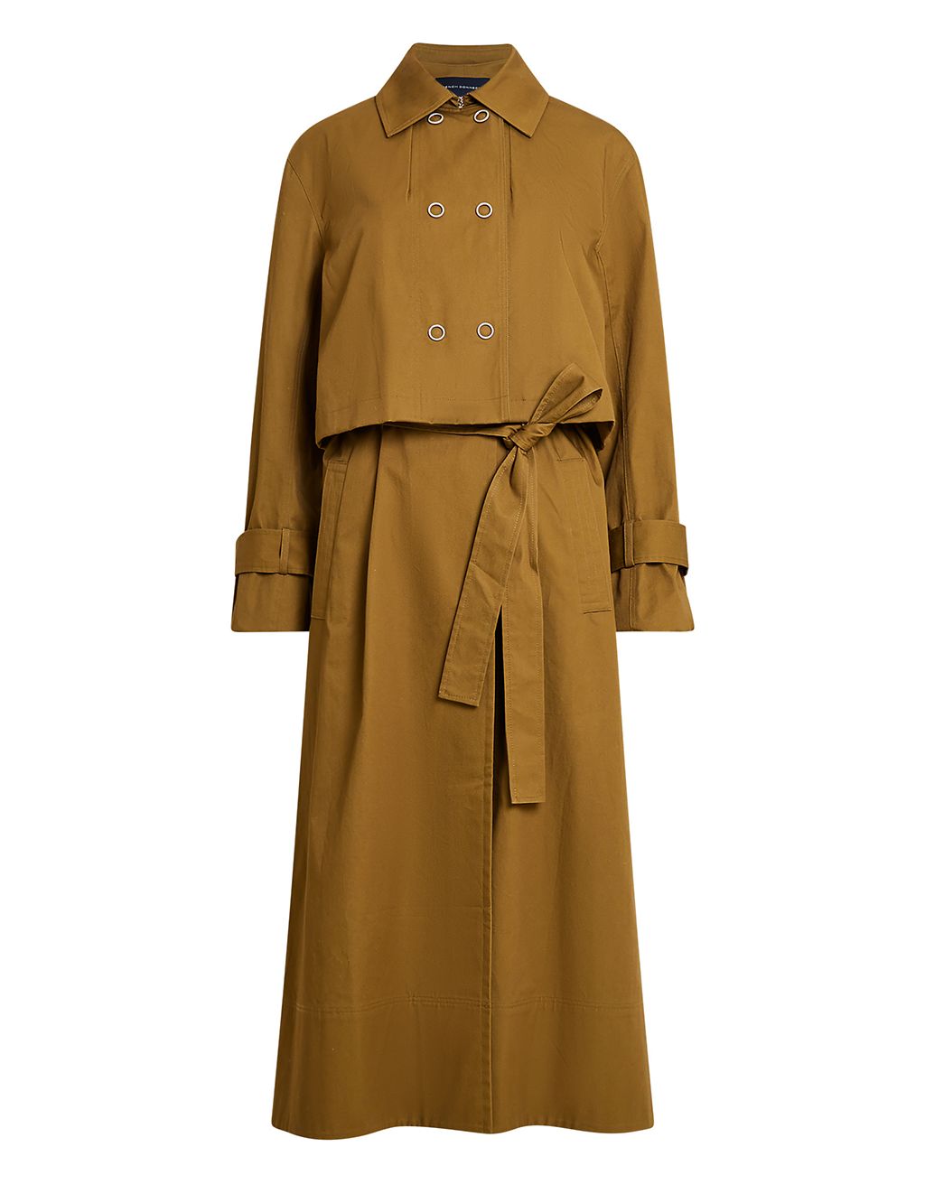 Pure Cotton 3 in 1 Longline Trench Coat | French Connection | M&S