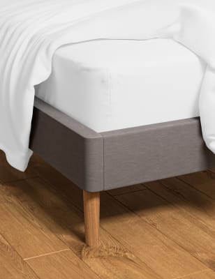 Pure Cotton 300 Thread Count Fitted Sheet Image 2 of 4