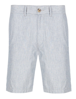 Pure Cotton 5 Pocket Chino Shorts Image 2 of 3