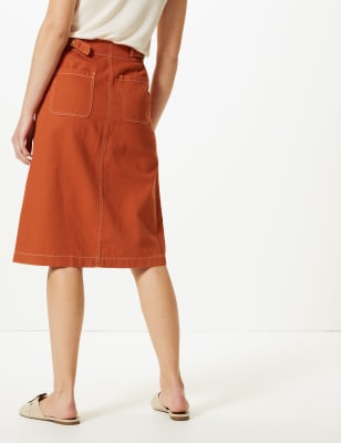 Cargo skirt knee length sale