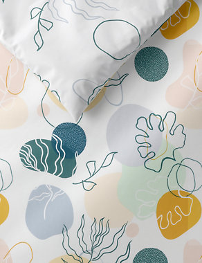 Pure Cotton Abstract Bedding Set Image 2 of 6