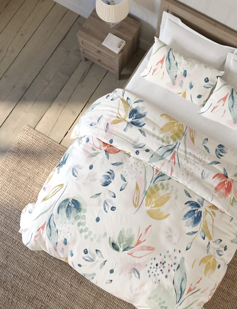 Pure Cotton Abstract Leaf Bedding Set