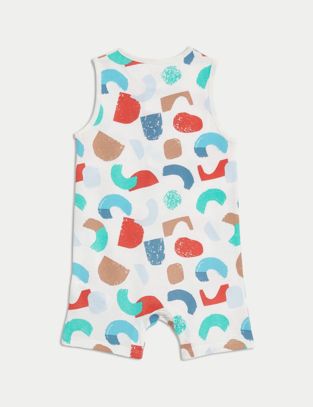 Pure Cotton Abstract Print Romper (0-3 Yrs) 1 of 3
