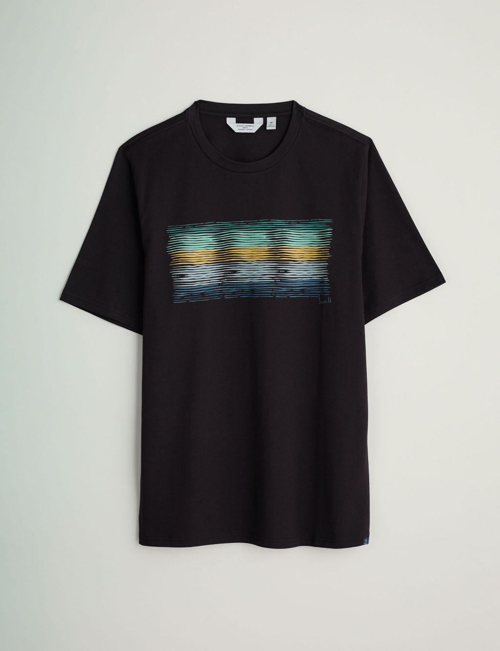 Pure Cotton Abstract Print T-Shirt 1 of 5