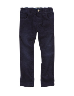 Pure Cotton Adjustable Waist Corduroy Trousers (1-7 Years) Image 2 of 3