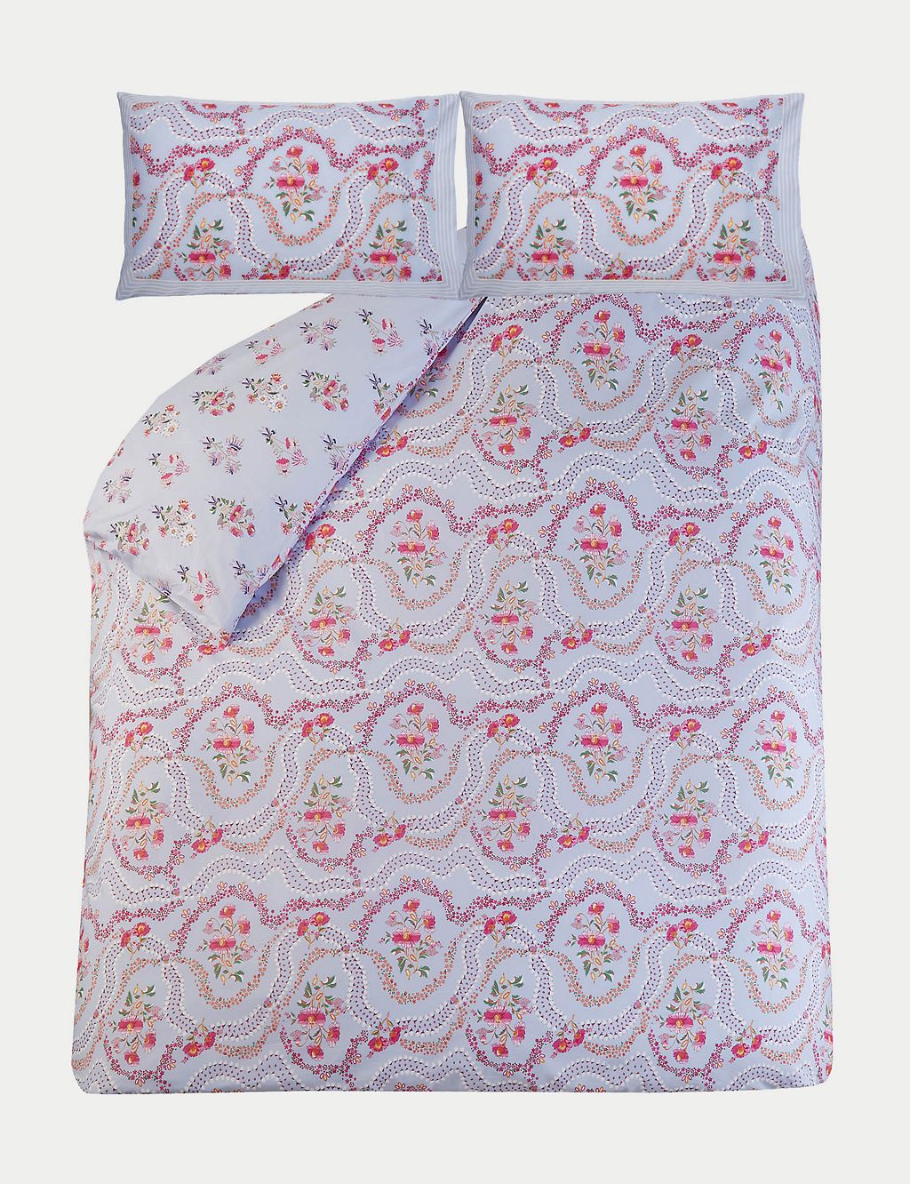 Pure Cotton Affinity Floral Bedding Set 2 of 4