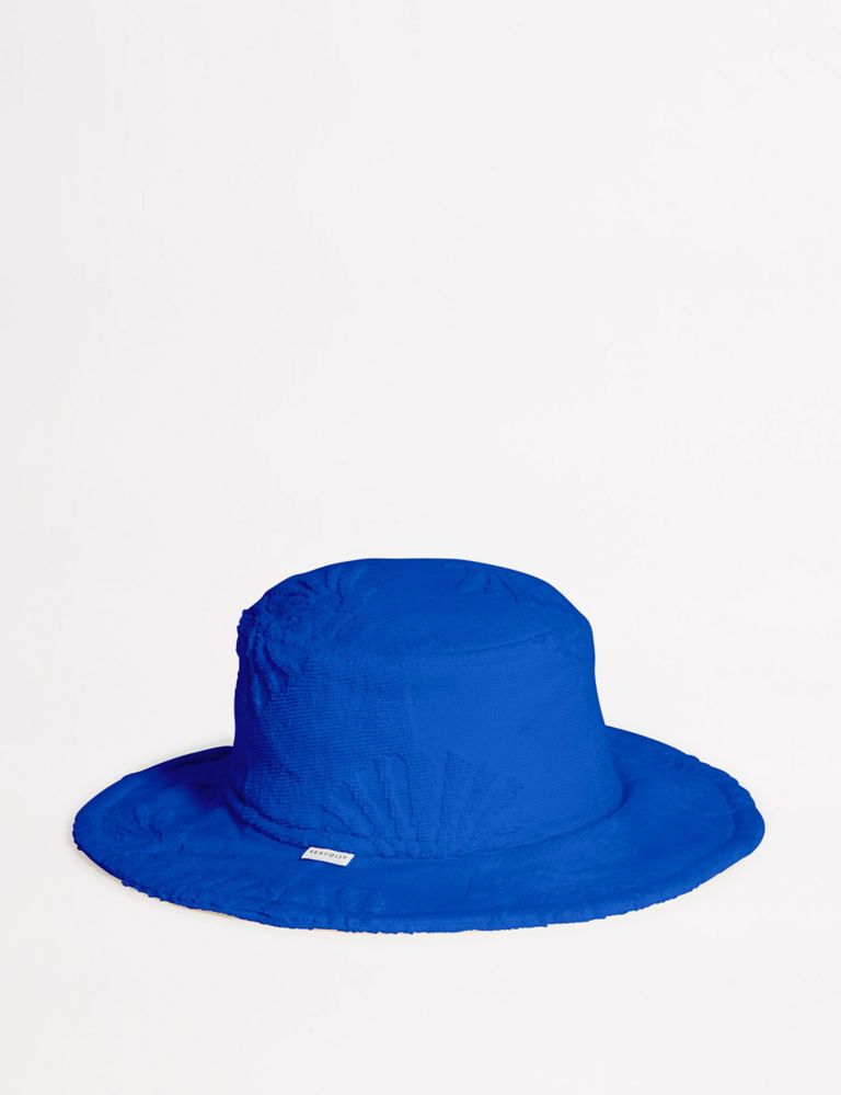 Pure Cotton Ahoy Ahoy Textured Bucket Hat 2 of 3