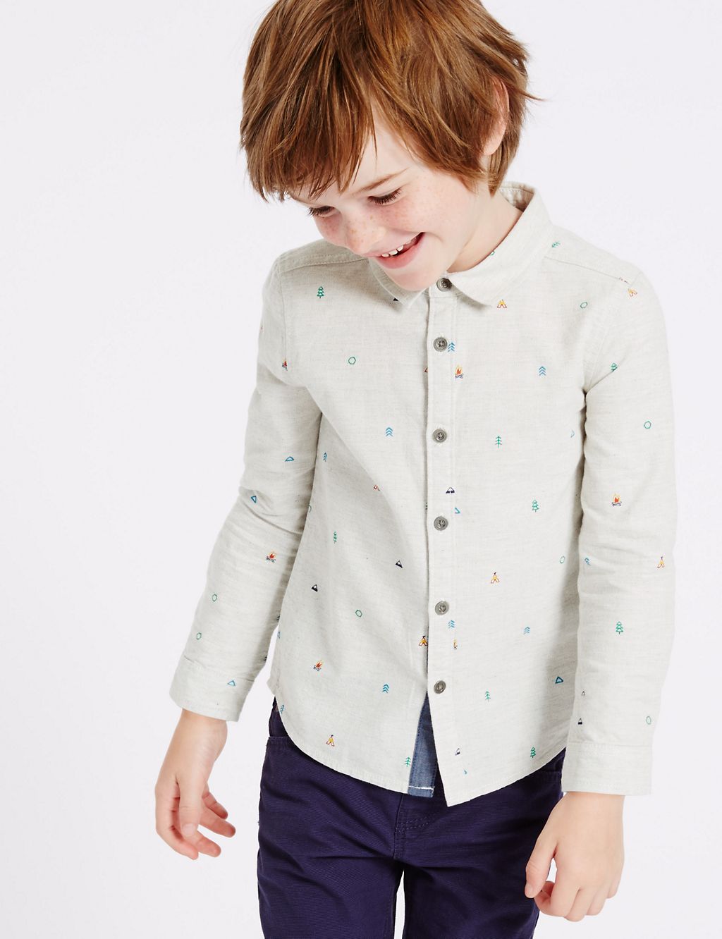 Pure Cotton All Over Print Shirt (3 Months - 5 Years) 3 of 5