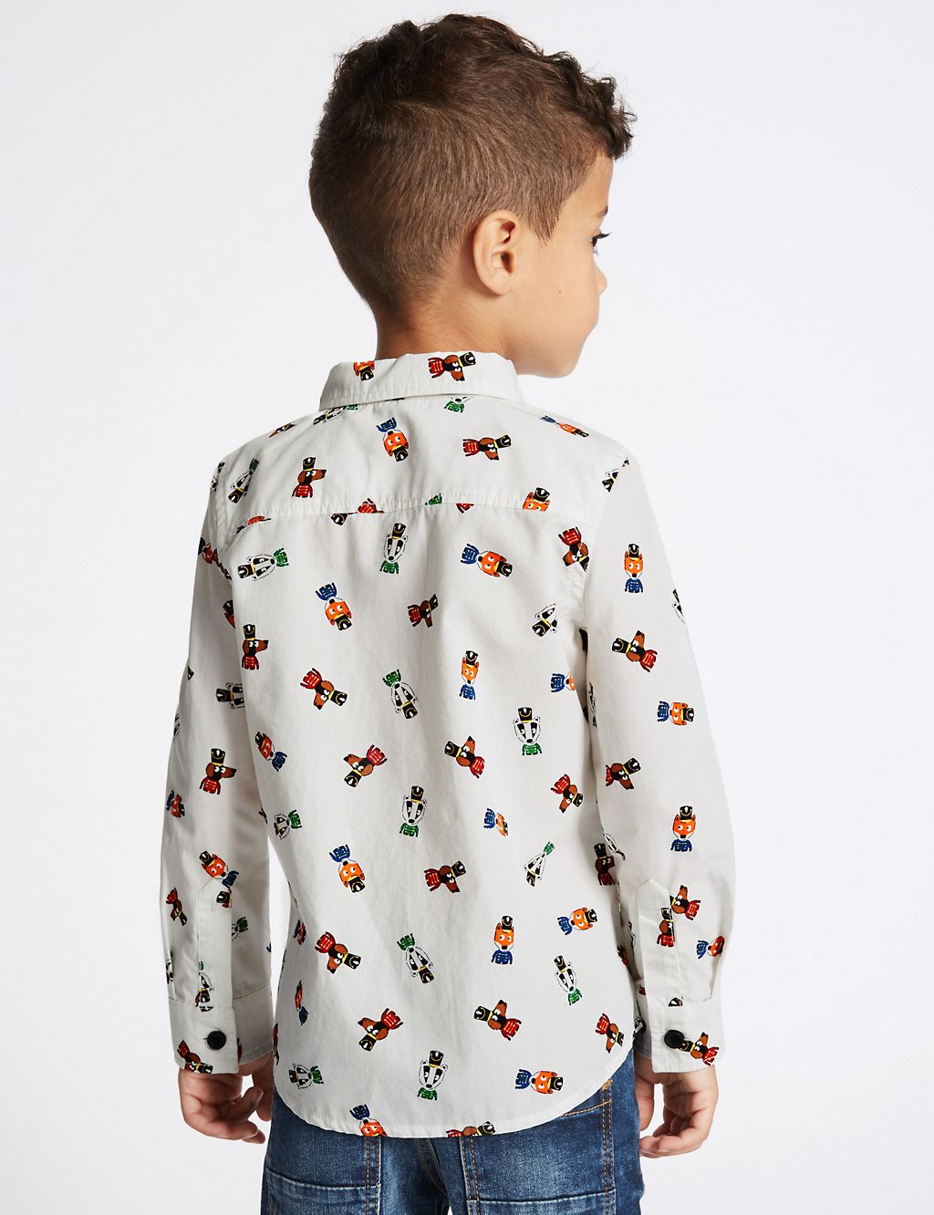 Pure Cotton All Over Print Shirt (3 Months - 6 Years) 2 of 6